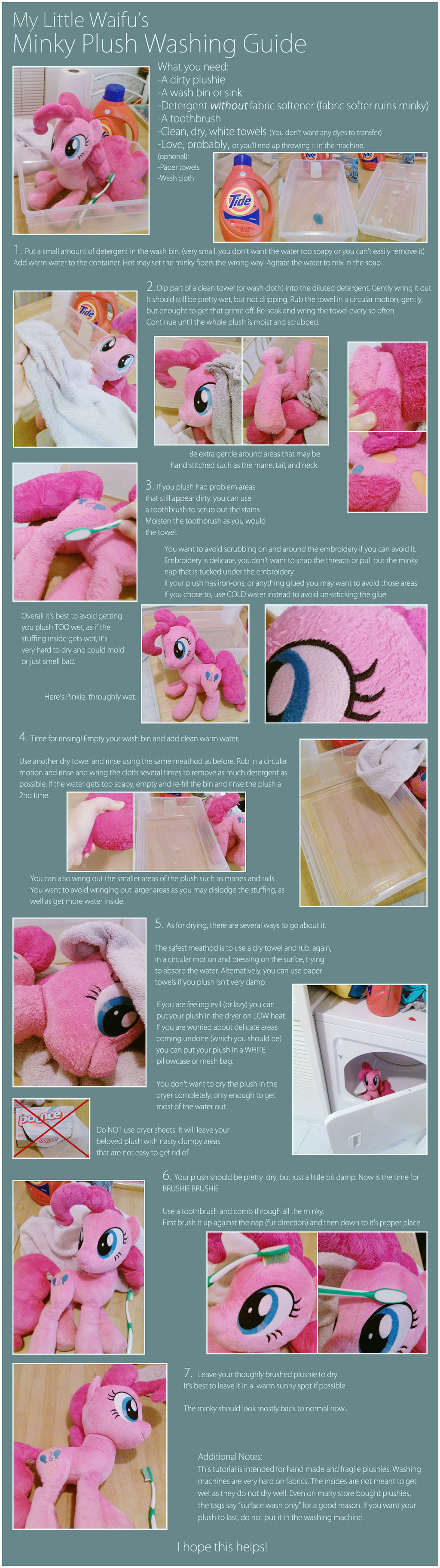 Minky Plush Washing Guide