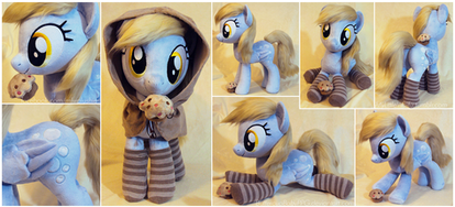 Derpy with Faux Fur Hair, Socks and Hood