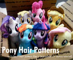 Pony Hair Mane+Tails Pattern 7 Pack - on Etsy!
