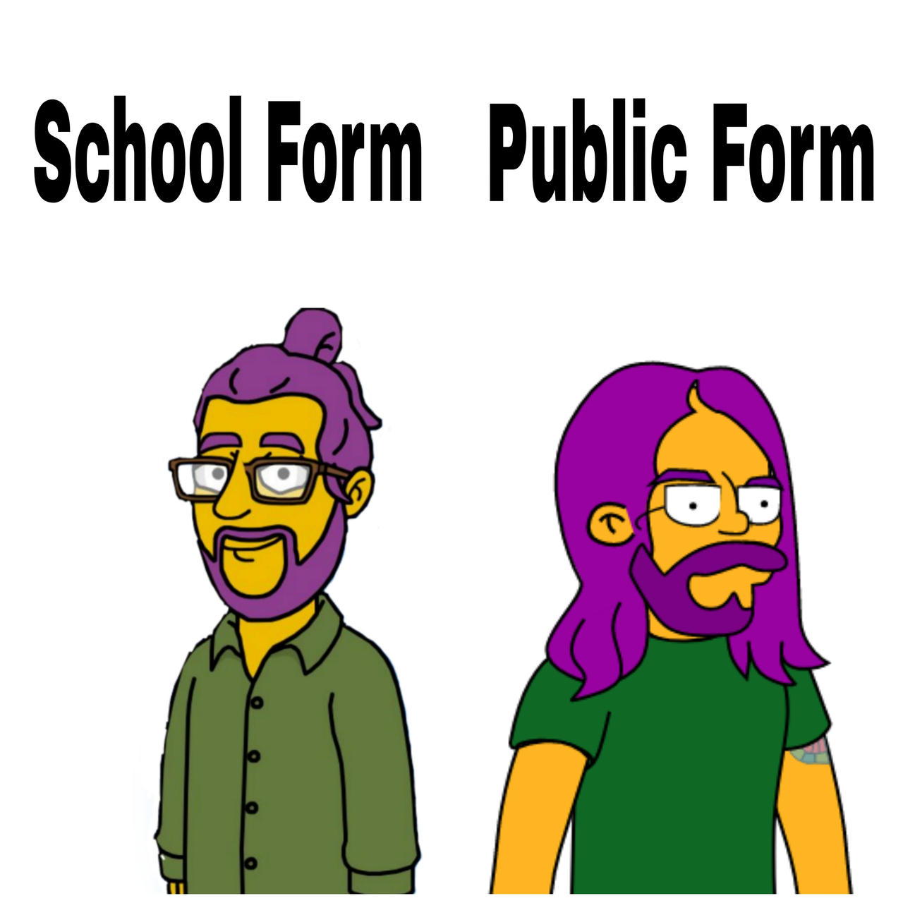 Sam Simpsons Deviantart Samuel's Appearance (My OC in The Simpsons) by LonerWolf2617 on DeviantArt