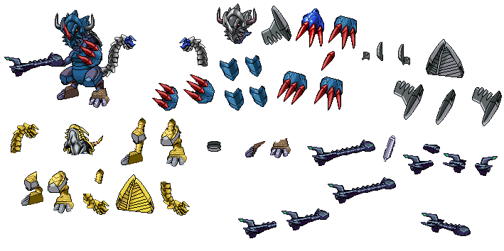 ZeekGreymon pre-sprites