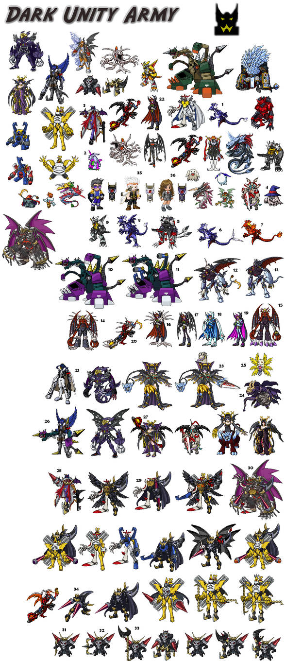 Fdc Unity Army Dark Unity Army by EnoGreymon on DeviantArt