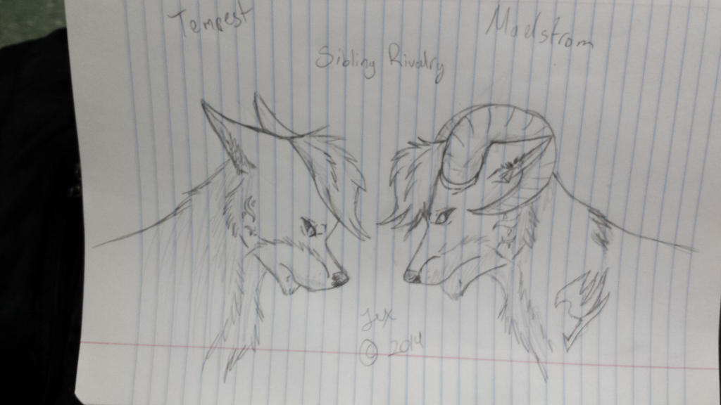 Sibling Rivalry by BlazingFlames93 on DeviantArt