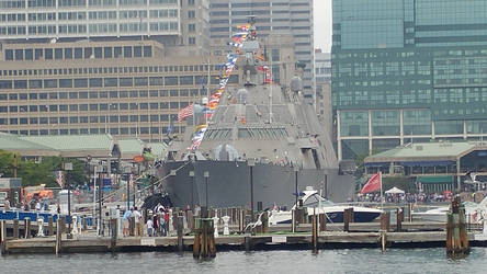 Freedom Class Littoral Combat Ship in Baltimore by jayburn00