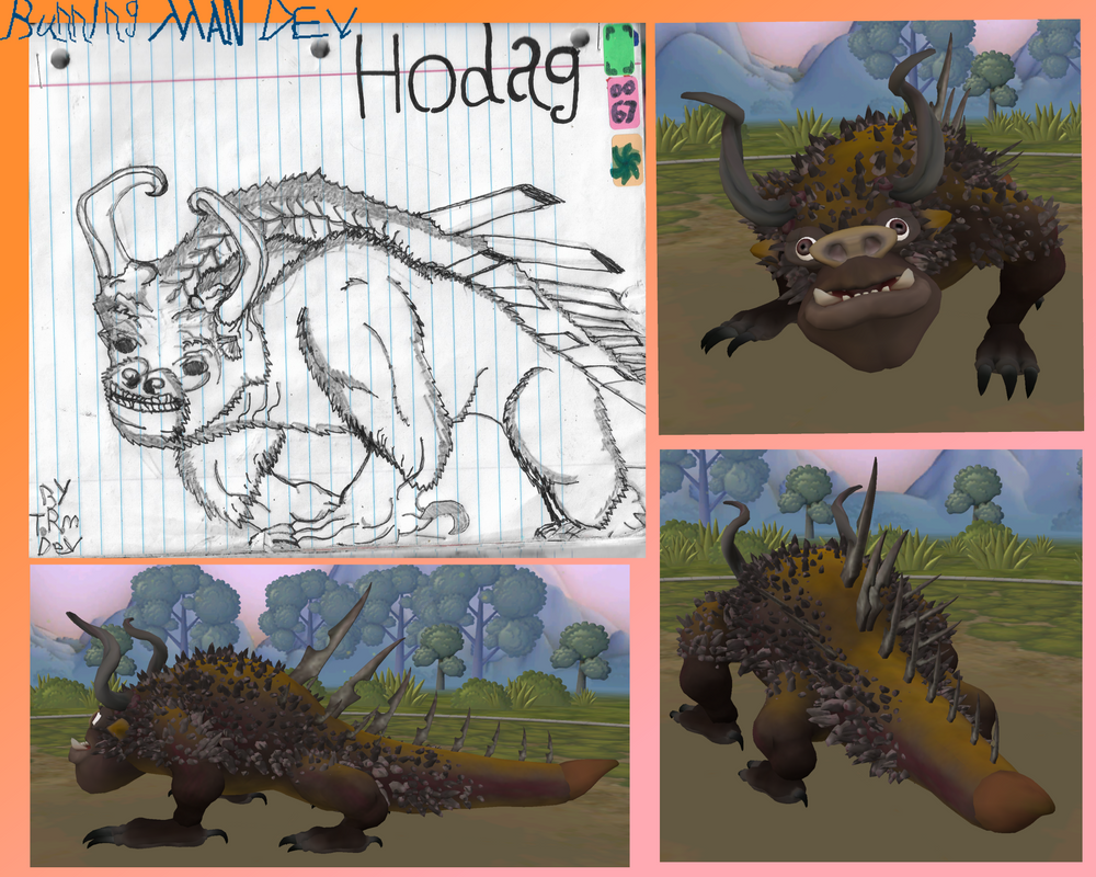 CryptidABCs#0067:Hodag by theRunningmandev on DeviantArt