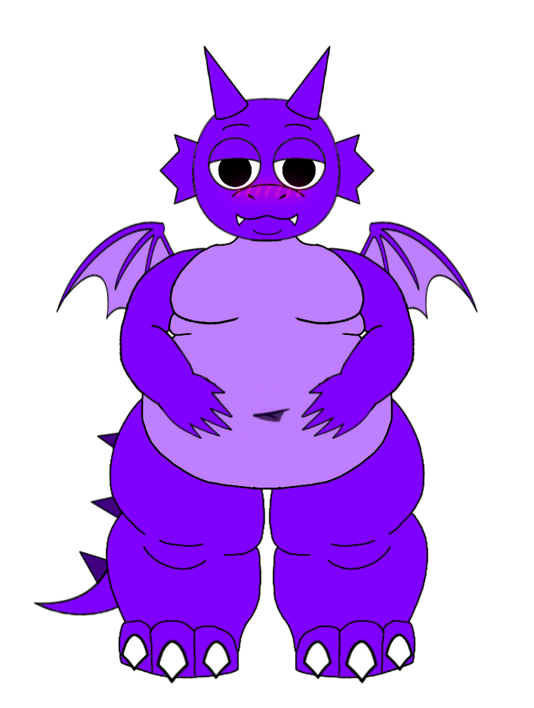 Durple The Rabbit Durple Facing Front by JulianBluewoodjay on DeviantArt