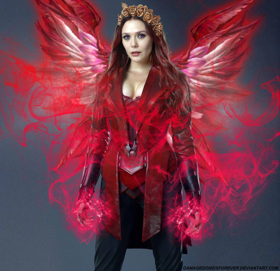 Magic Fairy - Wanda Maximoff | Request by DamageDoneIsForever on DeviantArt