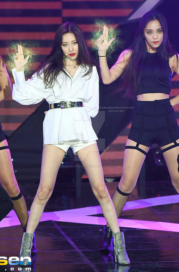 Deviantart Backup Singer Sunmi and her backup dancer as Polaris by DamageDoneIsForever on DeviantArt