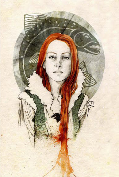 Catelyn Tully by elia-illustration on DeviantArt