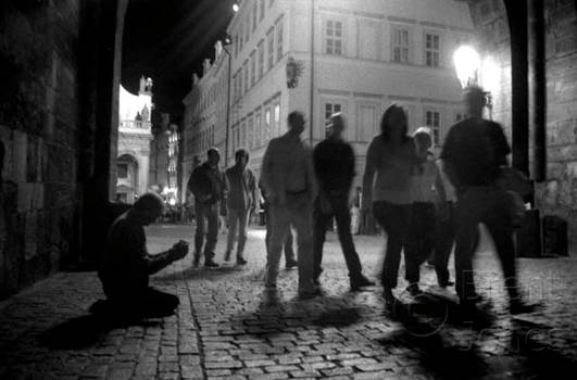 prague beggar