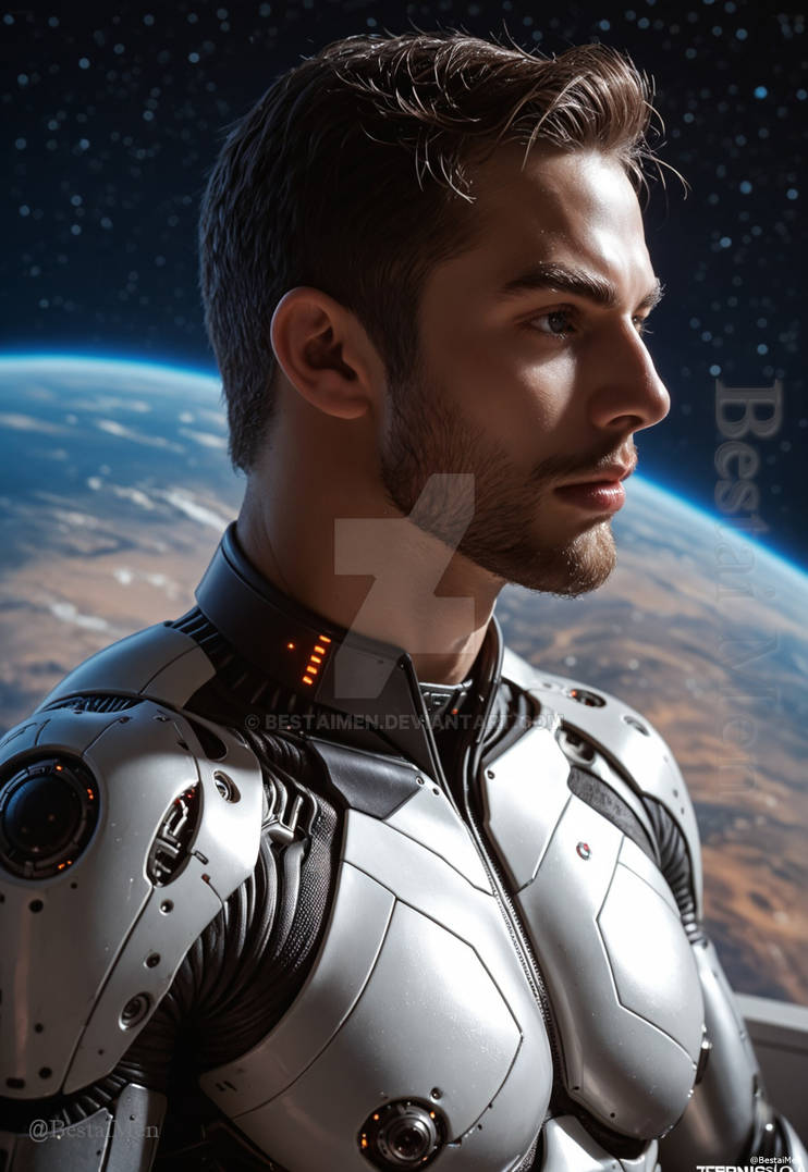 Spaceman Muscle Muscule Hunk Space Voyage 4-003 BestaiMen 202503 K by BestaiMen on ...