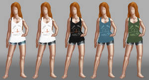 Character clothing design for 3D model, need cc