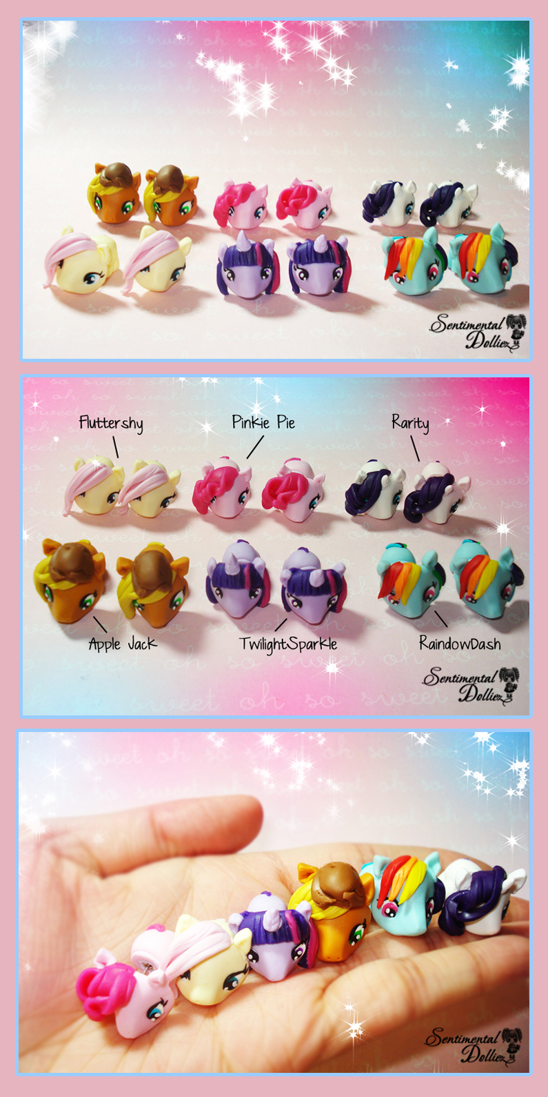 My Little Pony Full Body Kawaii Earrings