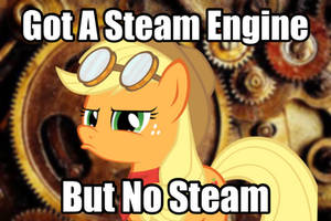 Steampunk Apple Jack meme