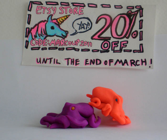 Octopus Erasers