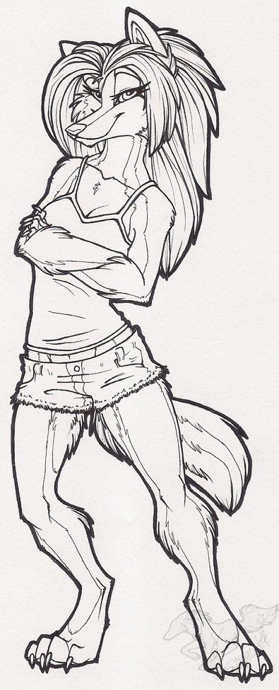 Aubrey Reilly Ink by StangWolf