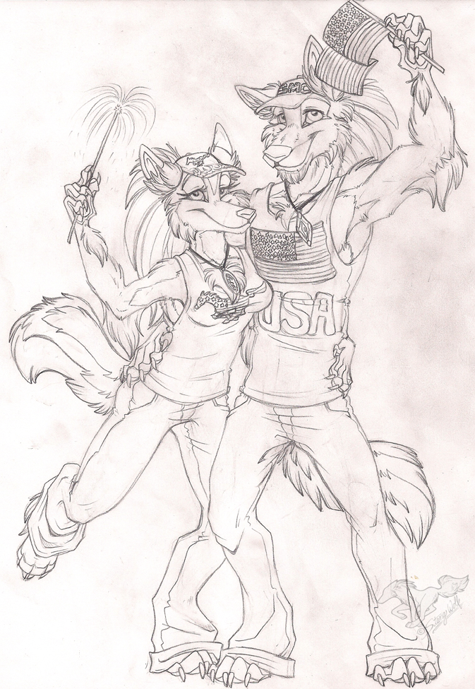 Happy Independence Day 2013 by StangWolf
