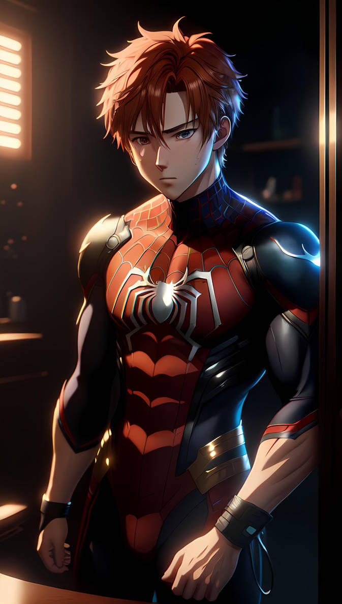 Anime Peter Parker In Spider Man Suit by Beka0070091 on DeviantArt