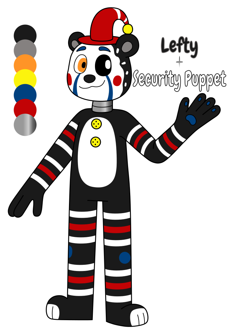 Lefty Puppet Coloring Grid Result #100 - Lefty + Security Puppet by moon-adopts13 on DeviantArt