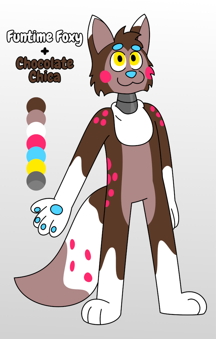 Gacha Result #121 - Funtime Foxy + Chocolate Chica by moon-adopts13 on ...