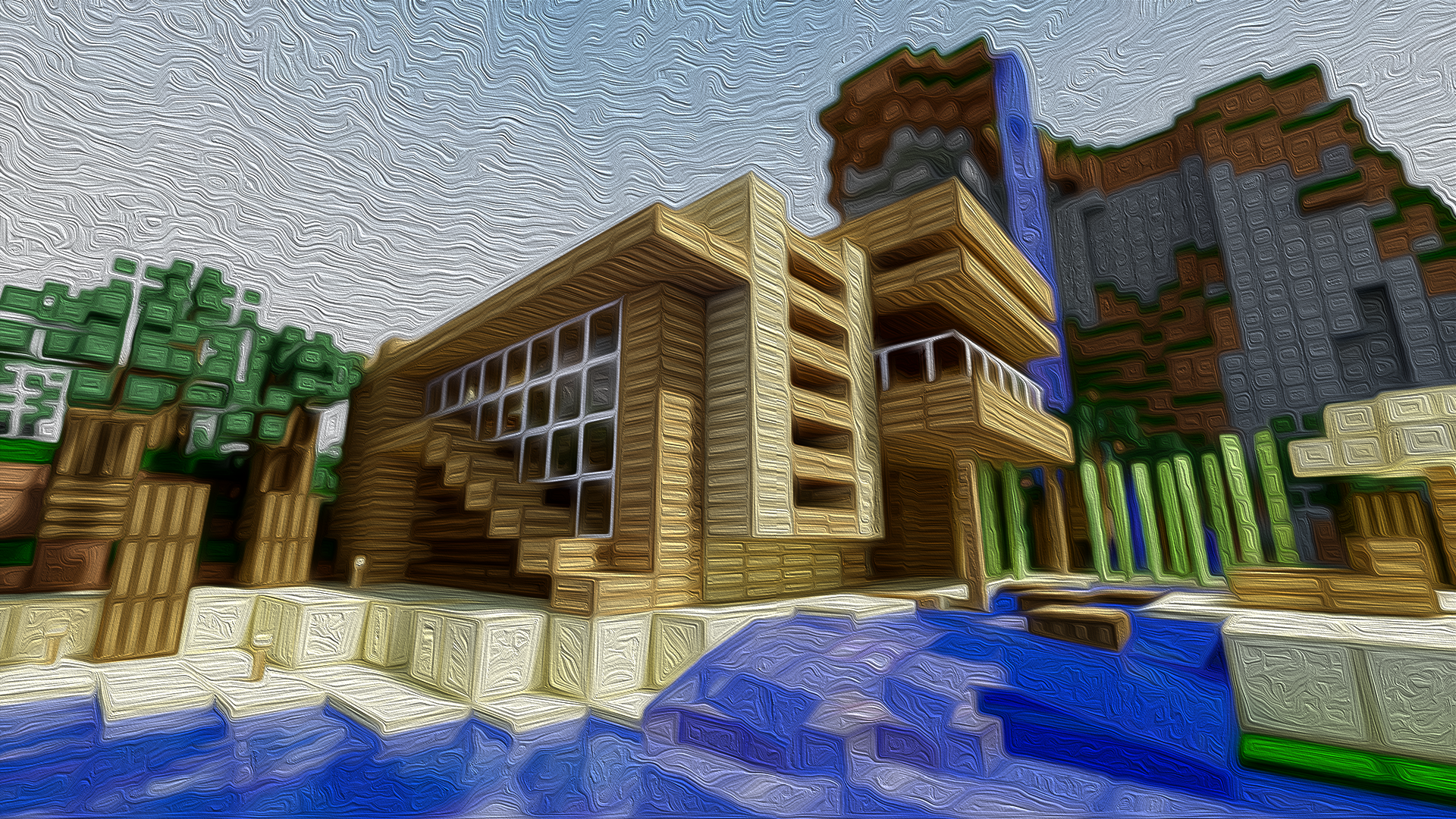 Minecraft Modern house