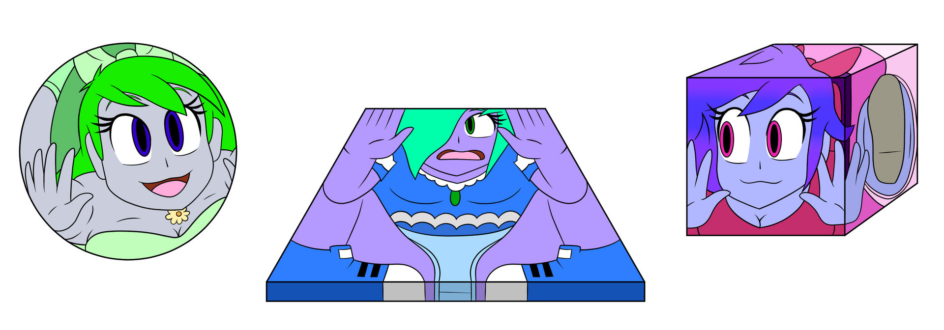 TF with friends -Coloured- by Not-the-New-Account on DeviantArt