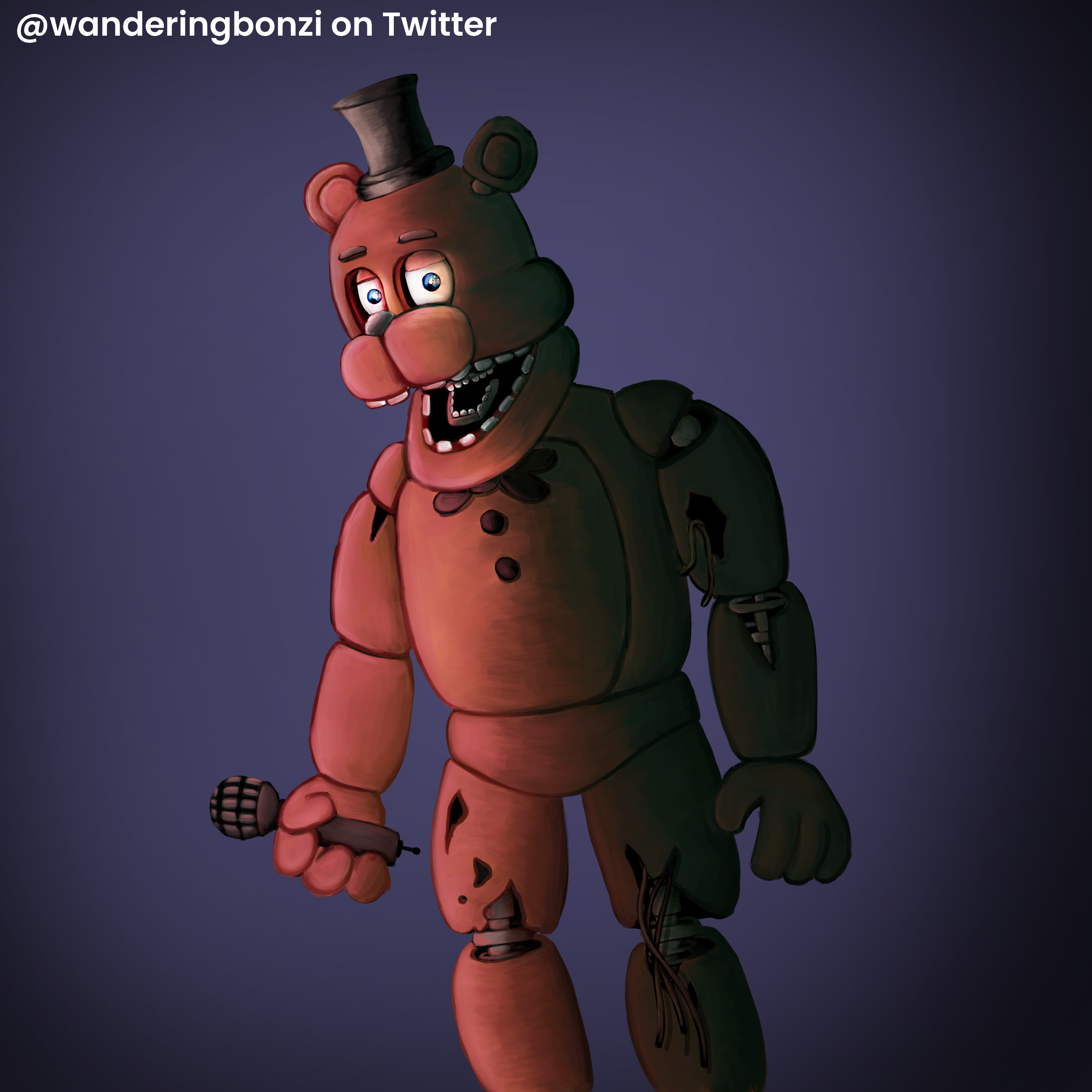 FNAF 2 Withered Freddy full body by Enderziom2004 on DeviantArt