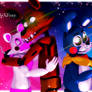 FNAF Foxy x Mangle y Toy Bonnie x Toy Chica