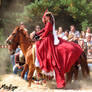 Medieval dance on horses1