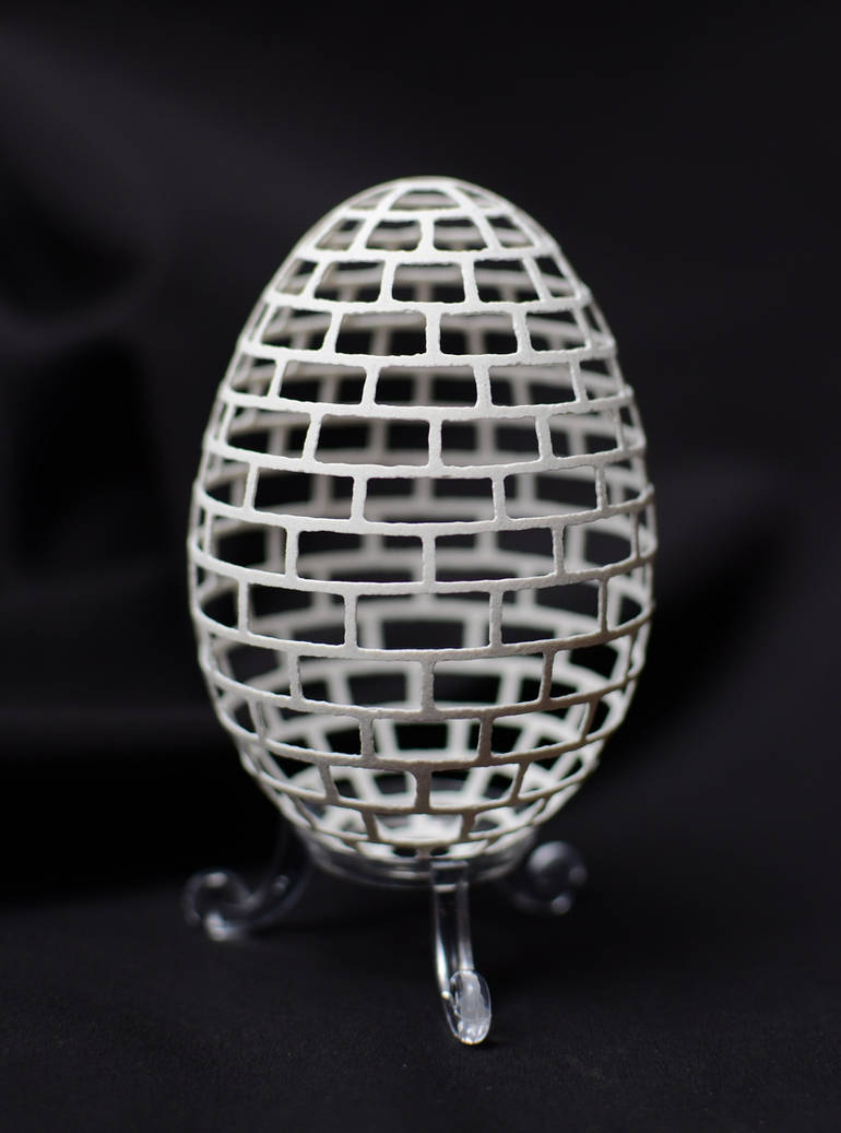 carved goose eggshell (14092013) by peregrin71