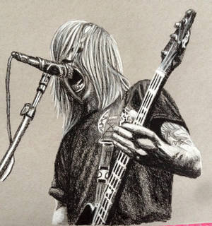 Charcoal Drawing of Jared Warth (blessthefall)