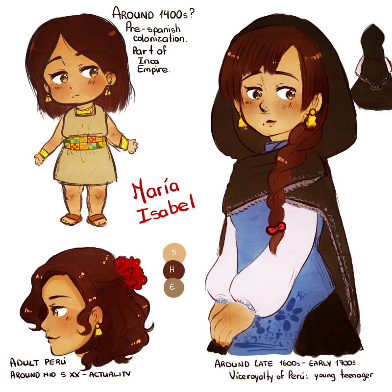 Chabelitas por el tiempo by DolceMinerva on DeviantArt