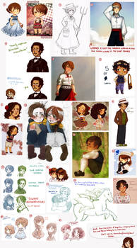 A lot of hetalia oc drawings