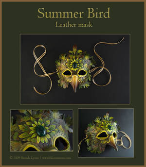 Summer Bird - Leather Mask