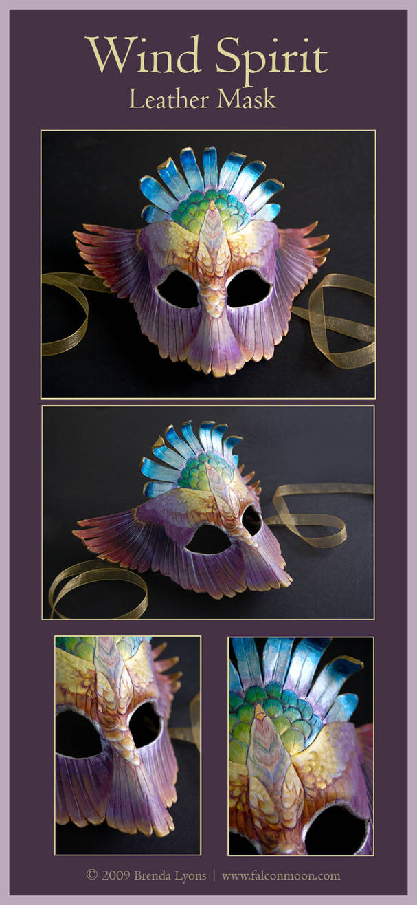 Wind Spirit - Leather Mask by windfalcon on DeviantArt