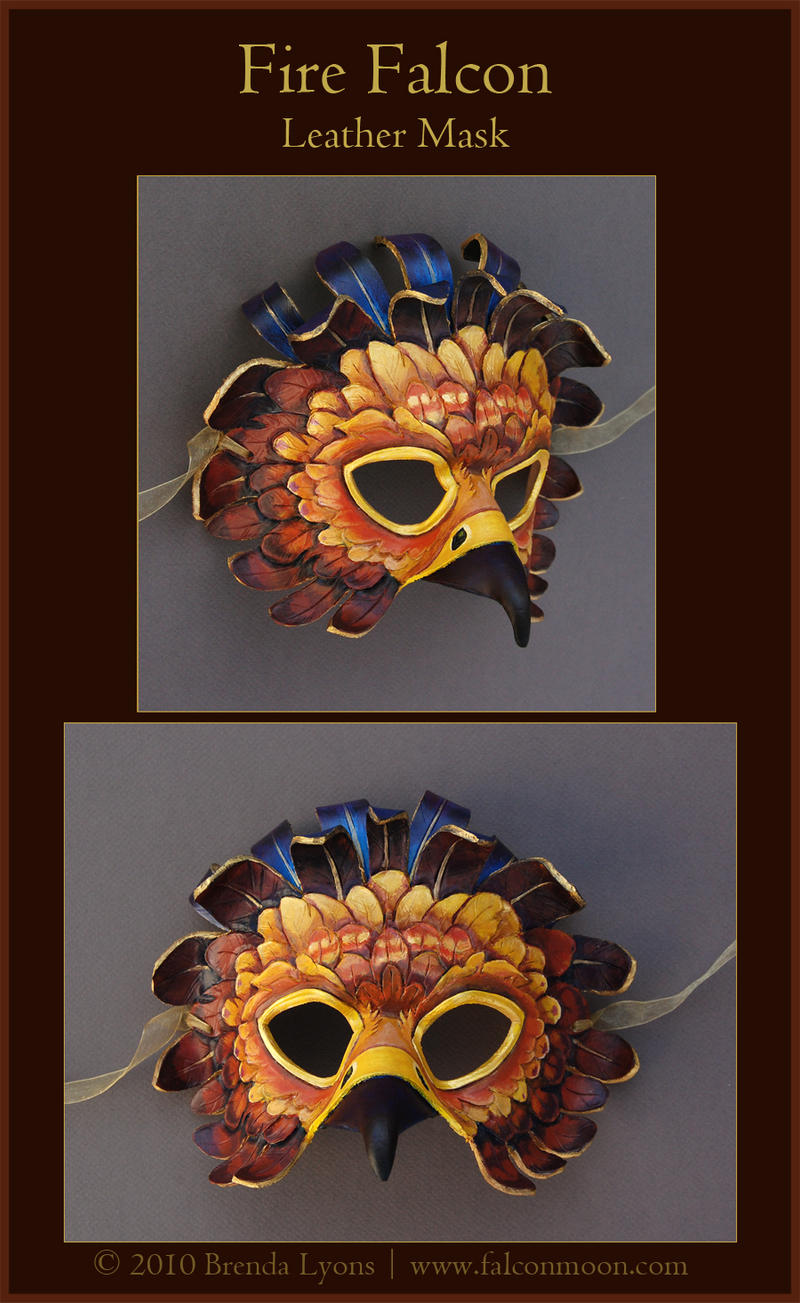 Fire Falcon - Leather Mask by windfalcon on DeviantArt