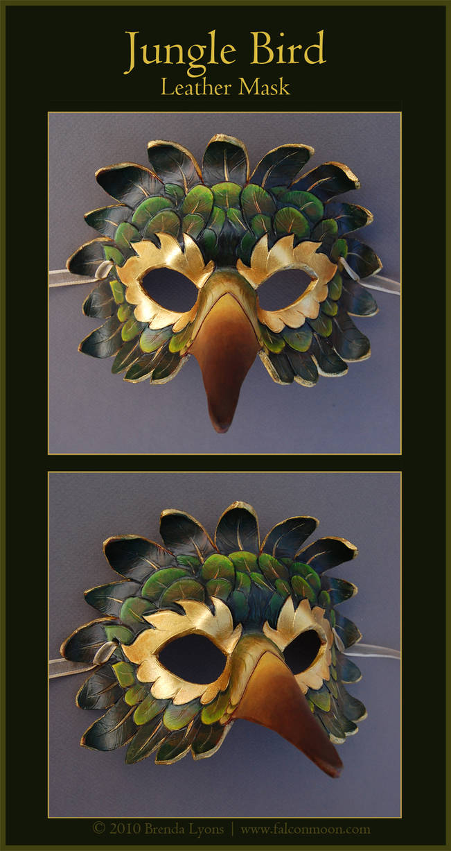 Jungle Bird - Leather Mask by windfalcon on DeviantArt
