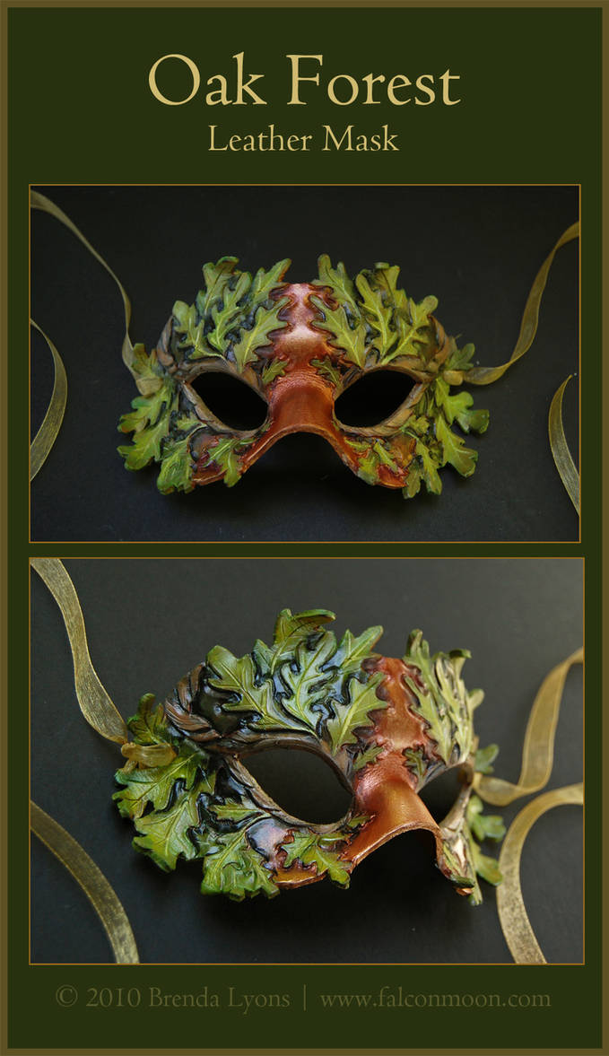 Oak Forest - Leather Mask by windfalcon on DeviantArt