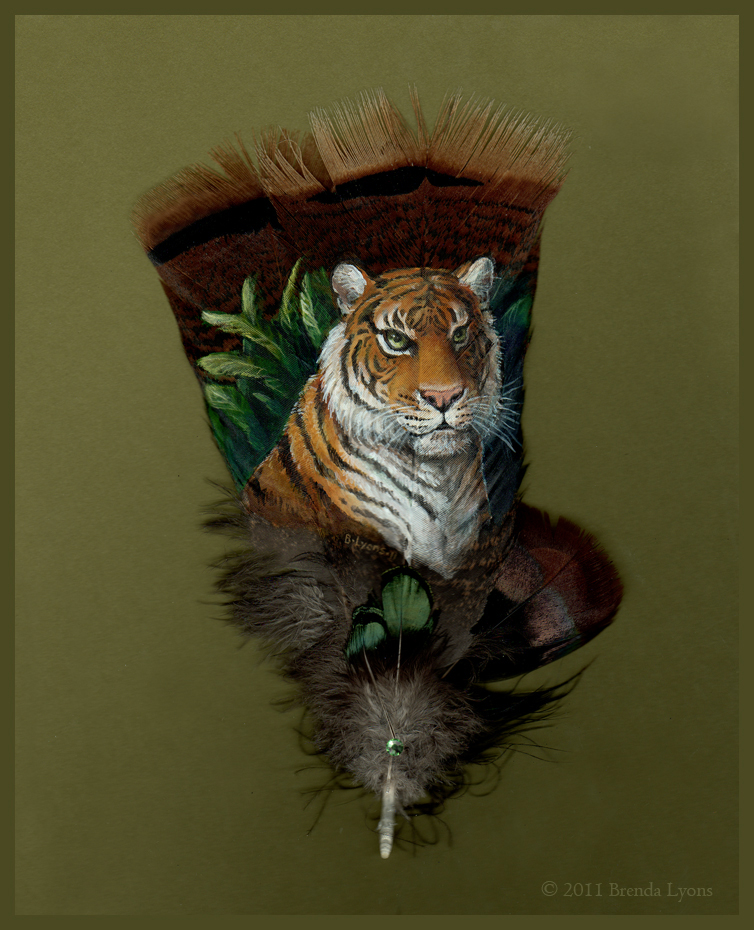 Tiger - Painted Feather