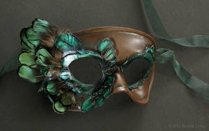 Fantasy Barn Owl - Leather Mask by windfalcon on DeviantArt