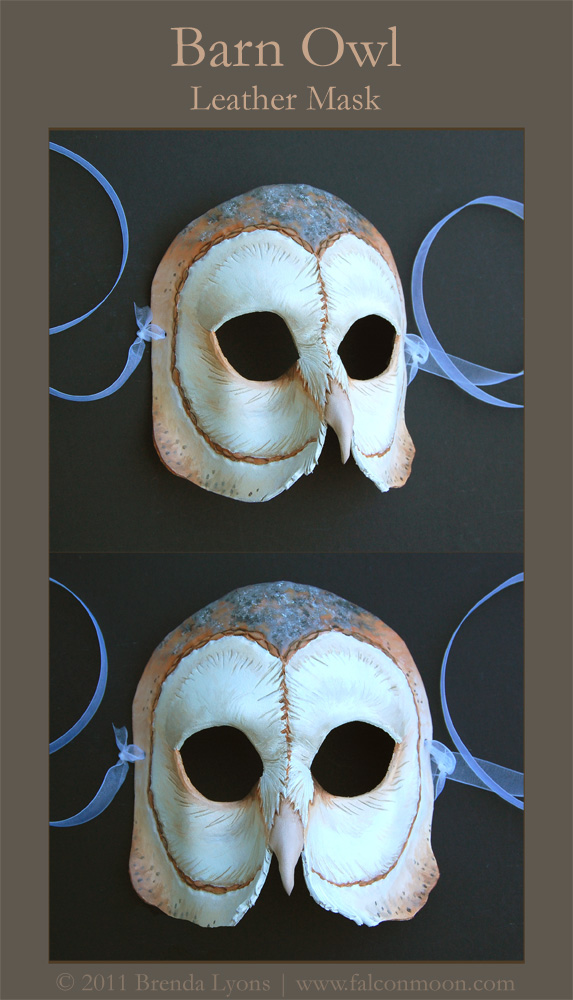 Barn Owl - Leather Mask