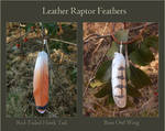 Leather Feathers - Red-tail and Barn Owl