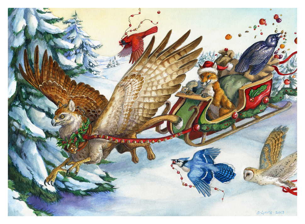 Spreading Cheer by windfalcon