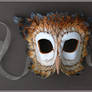 Winter Owl - Leather Mask