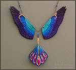 Radiance Falcon Wings - Leather Necklace
