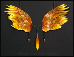 Gabriel Angel Wings - Leather Necklace