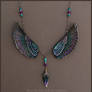 Starling Wings - Leather Necklace