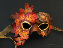 Autumn Maple II - Leather Mask