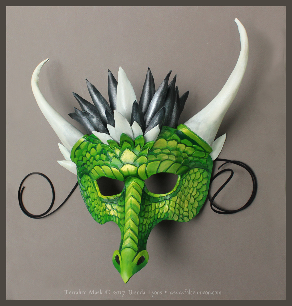 Terralux Leather Dragon Mask