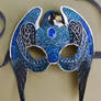 Knotwork Peregrine Falcon - Leather Mask